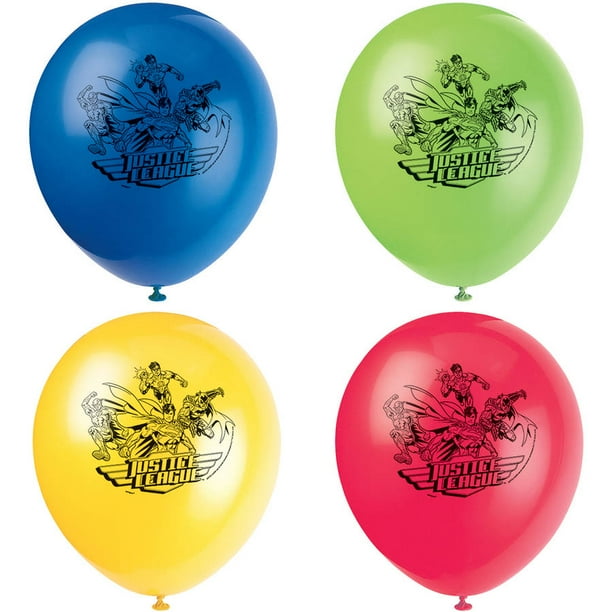 Birthday Party 10 X 12/" D.C JUSTICE LEAGUE Latex Balloons Party Decoration